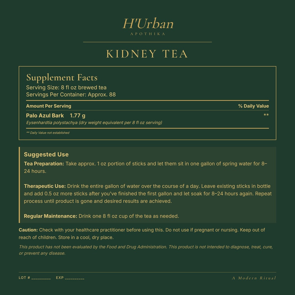 HUA Kidney Tea Back Panel