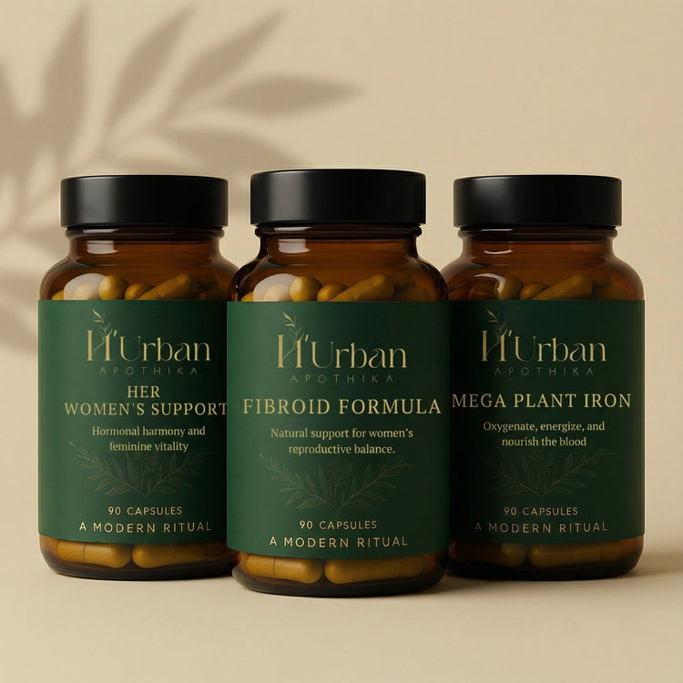 Women's Support — H'Urban Apothika HER, Healthy Womb Formula, and Mega Plant Iron