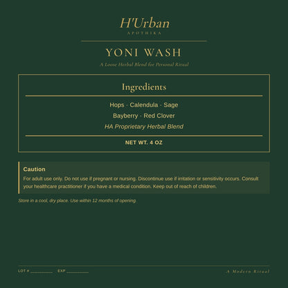 HUA Yoni Wash Back Panel