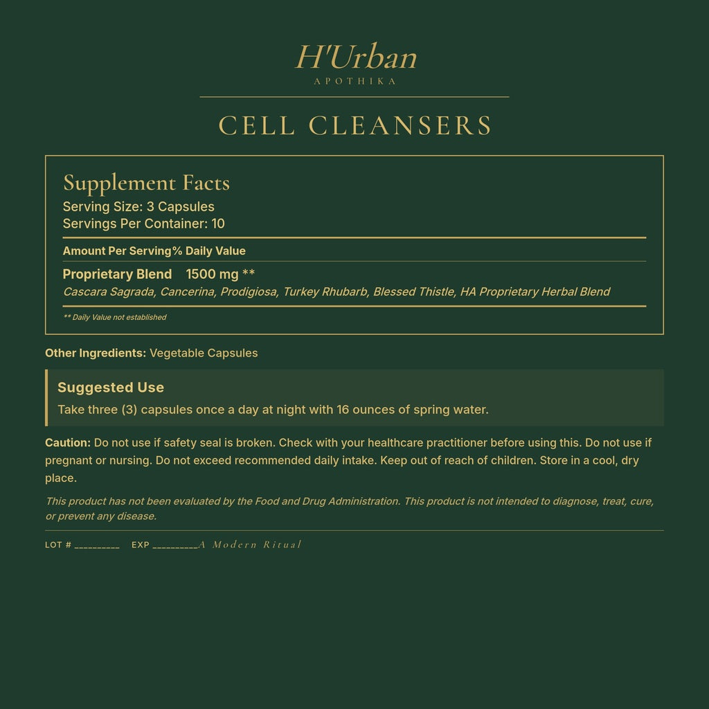 HUA Back Panel - Cell Cleansers