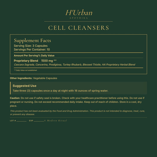 HUA Back Panel - Cell Cleansers