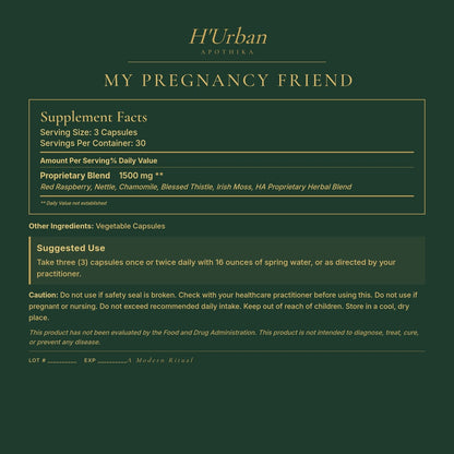 HUA Back Panel - My Pregnancy Friend