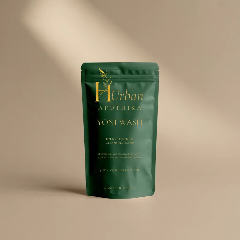 Yoni Wash — H'Urban Apothika feminine-care herbal infusion blend in resealable pouch